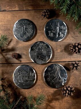 Wendell August Holiday Metal Ornament Set - 1992, 1997, 2095, 2096, 2008